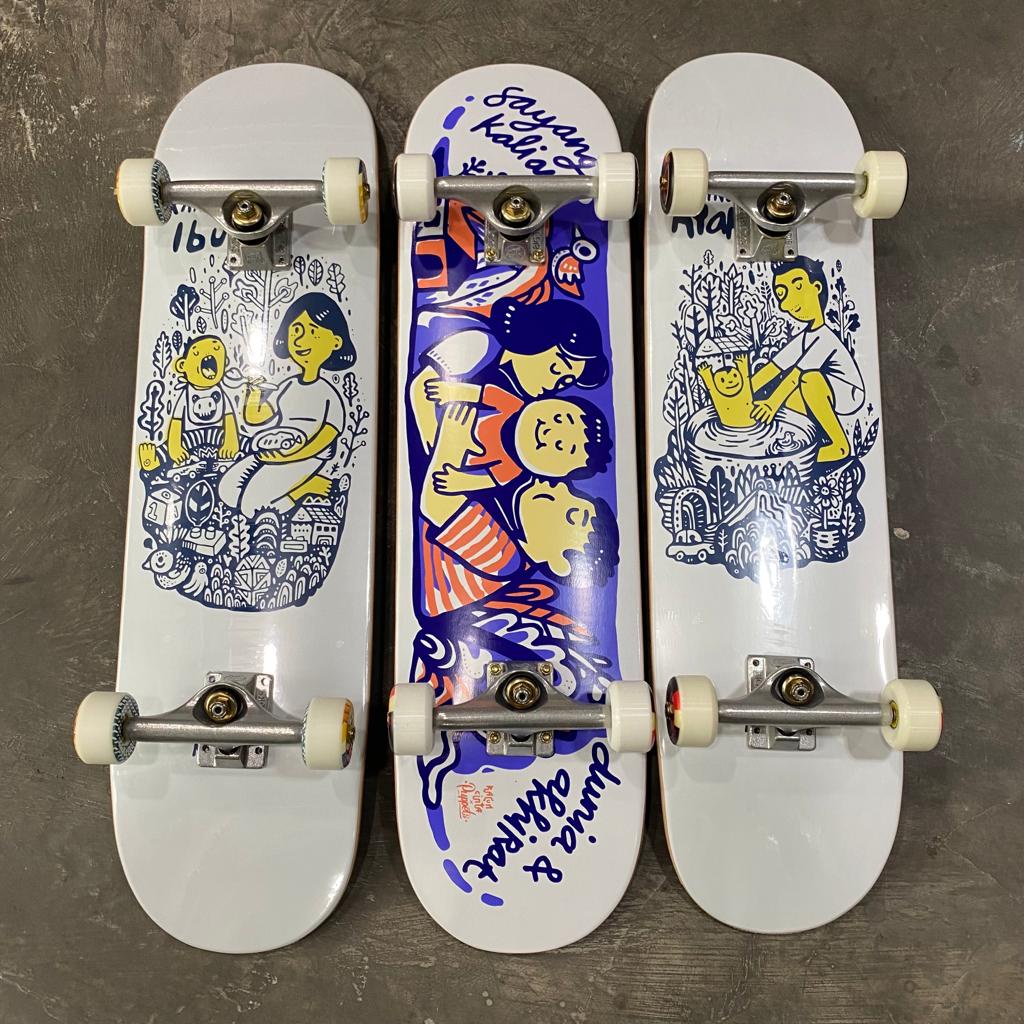 Skateboard lengkap Puppets ayahIBU fullset