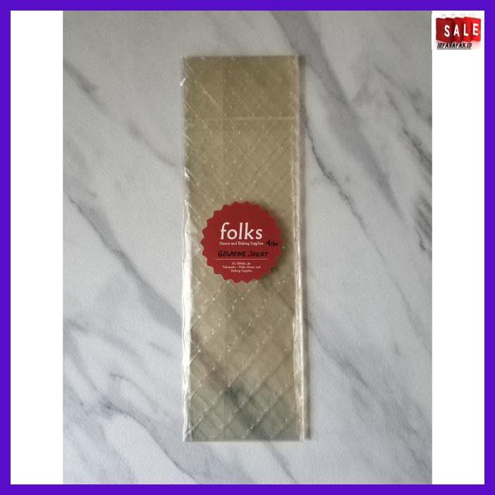 Jual NAHABPUDING GELITA GELATINE SHEET / GELATINE LEMBARAN 14 GRAM 4
