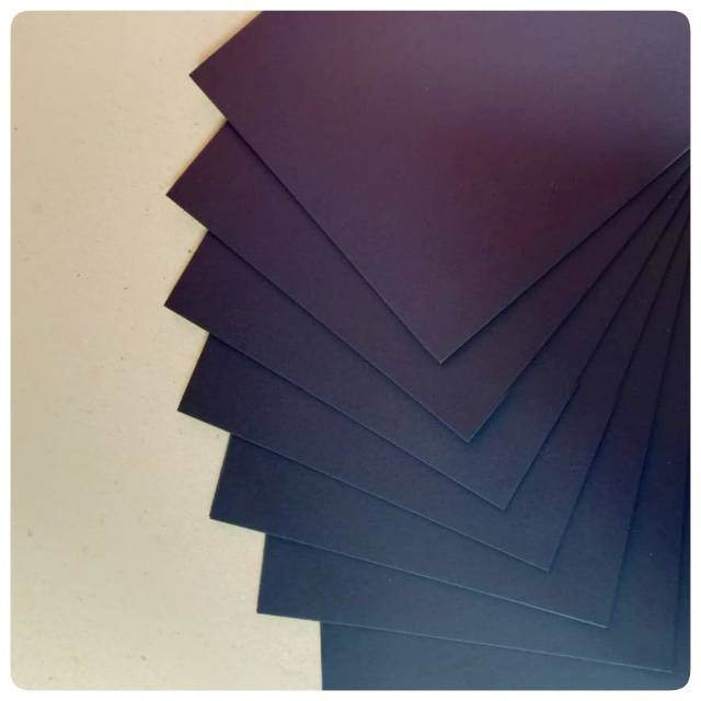 

Promo ( 50 Lembar ) Kertas Karton Hitam / Aster Black 190 Gsm Uk A3 29.7 cm X 42 cm