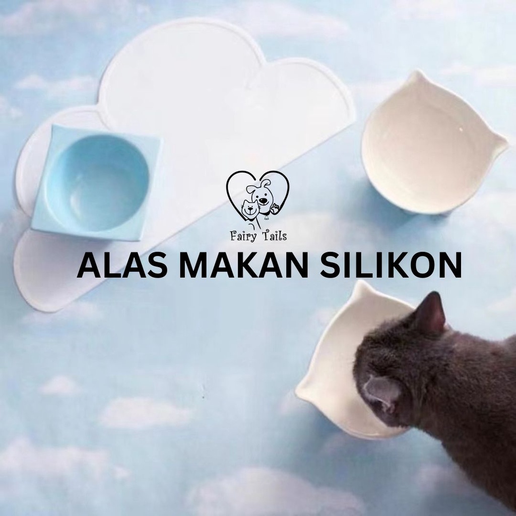 Alas Makan Silikon Anabul Untuk Anjing dan Kucing - Pet Food Mat Silicone Waterproof Anti Slip