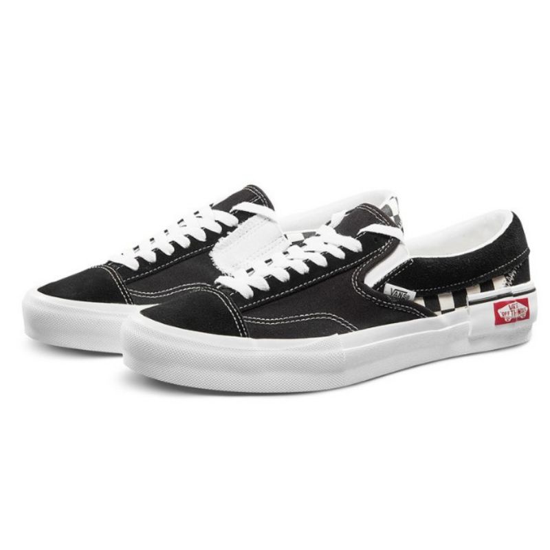 Vans Slip On Cut And Paste Black White Original