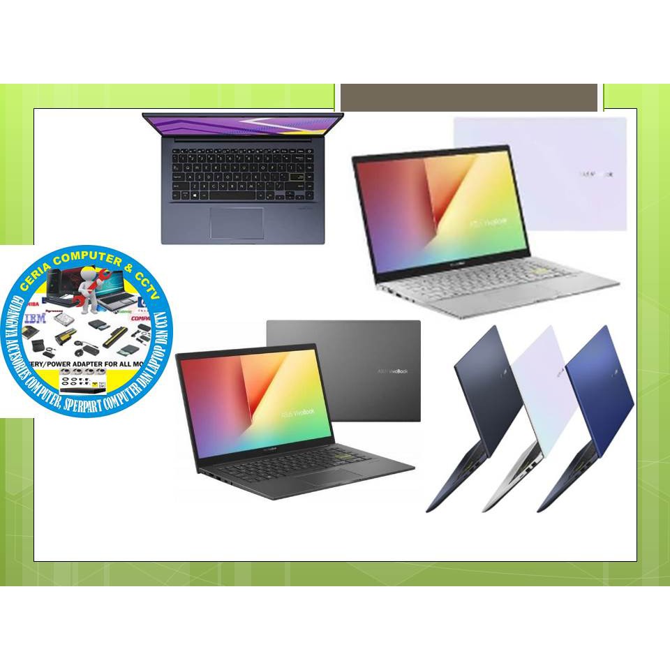 ASUS RYZEN 3 RAM 8 GB SSD 512GB LAPTOP ASUS M413DA AMD RYZEN 3 3250U 14 IN BAGUS MURAH PROMO