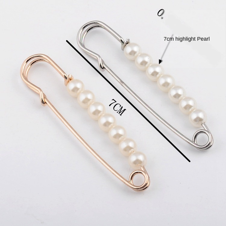 Simulated Big Pearl brooch Pins