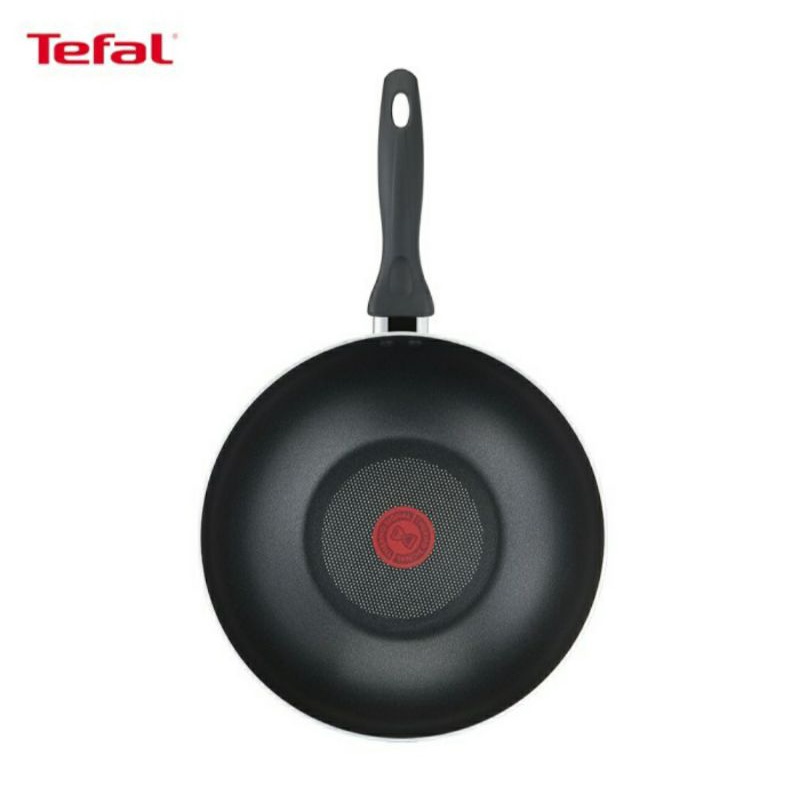 TEFAL Cook and Clean Wokpan 28cm + Lid Wajan Anti Lengket Titanium