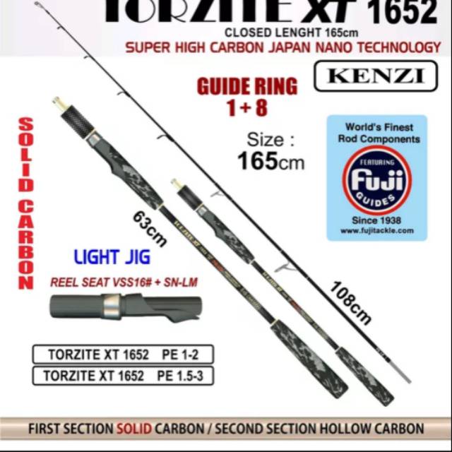 Joran LIGHT JIG KENZI TORZITE XT PE 1-2 FUJI