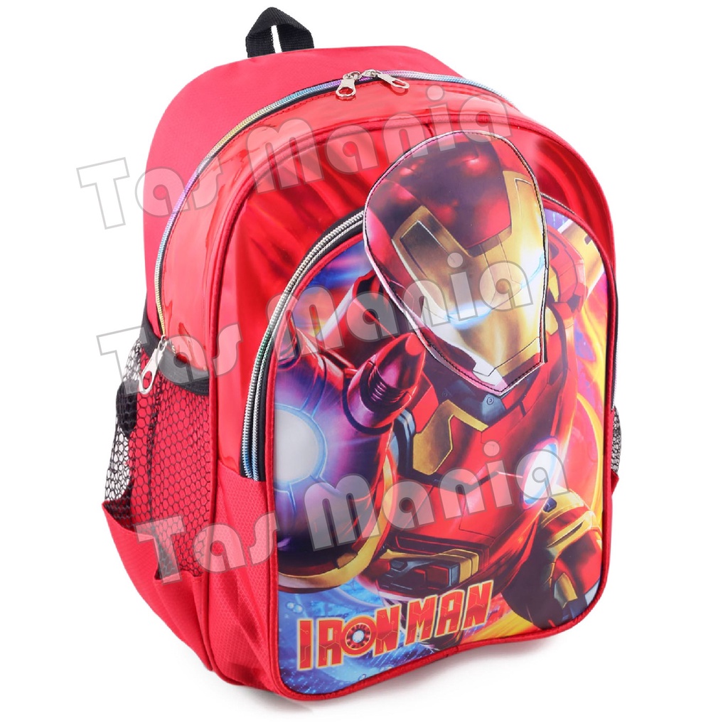 Tas Anak Laki Laki Karakter - PUNCH HEADBUT 3D HOLOGRAM FREE BOTOL School Bag - Tas Sekolah Anak - Best Seller