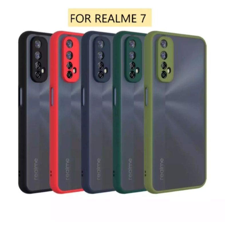 CASE MATTE REALME 7 REALME 7 BIASA TRANSPARAN FUZE MACARON MY CHOICE - FA