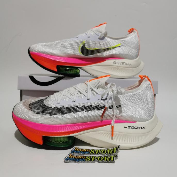 sepatu nike air zoom alphafly next percent rawdacious white pink