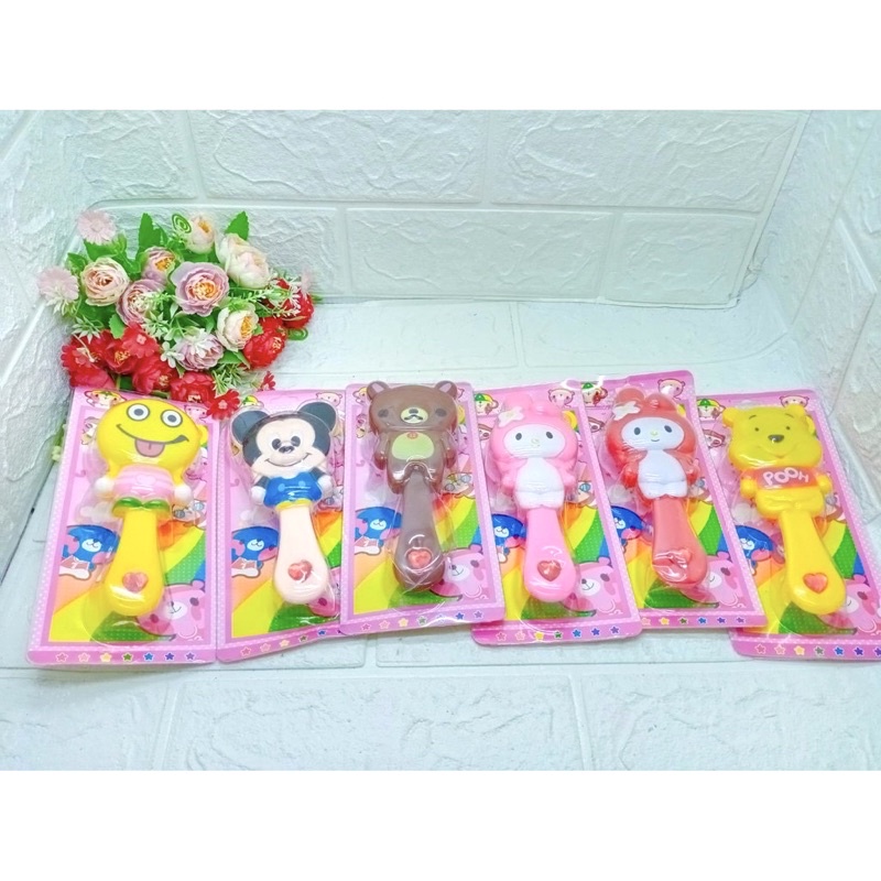 sisir bentuk karakter melody pooh mickey rilakkuma rillakuma rilakuma sisir ganggang bentuk