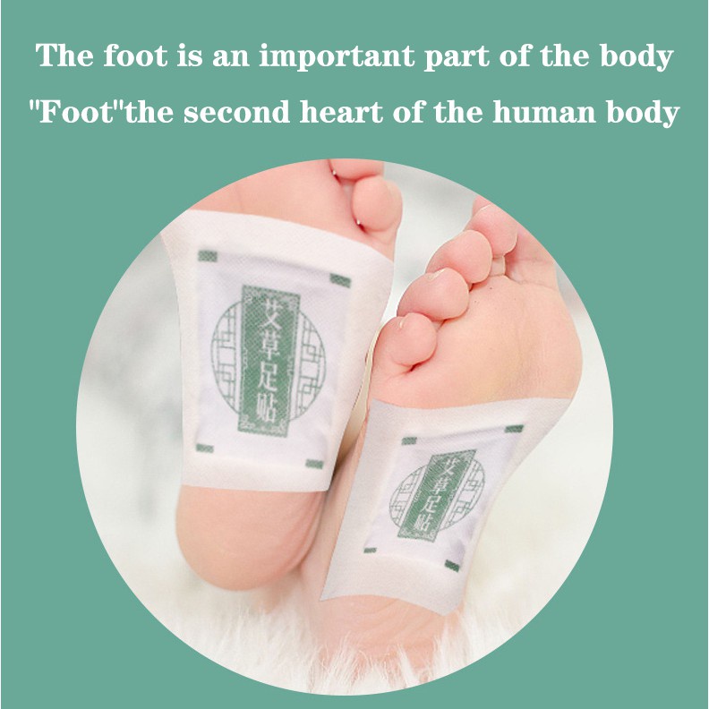 Koyo Kaki Detox Foot Patch 50PCS Alami Apsintus Kaki Patch Detoksifikasi Pelangsing Dehumidification Menenangkan Tidur