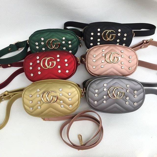 GUCCI BUMBA BELT DIAMOND TAS BATAM