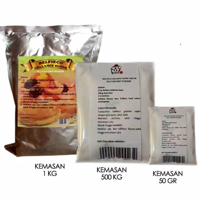

MURAH BELFIECO GELLAMIX SUPER 50GR - BELLFIECO - GELAMIX - JELLY INSTANT POW