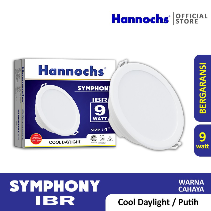 Hannochs Downlight LED Symphony 9 Watt CDL - Putih