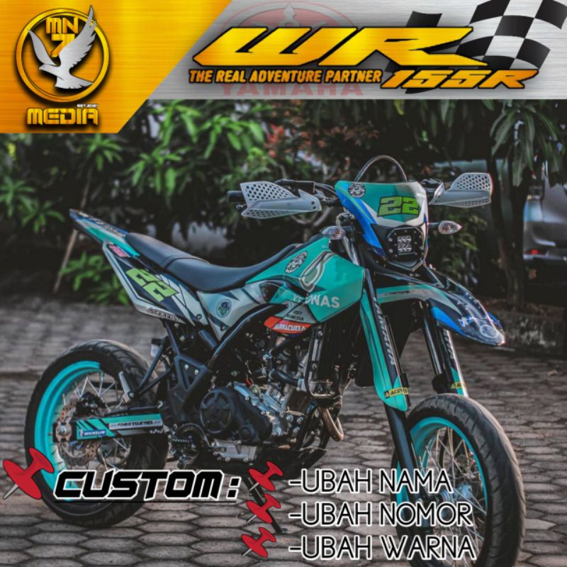 DECAL STIKER YAMAHA WR 155R~decal sticker yamaha wr 155r~Decal WR 155 Full Body~Dekal Supermoto