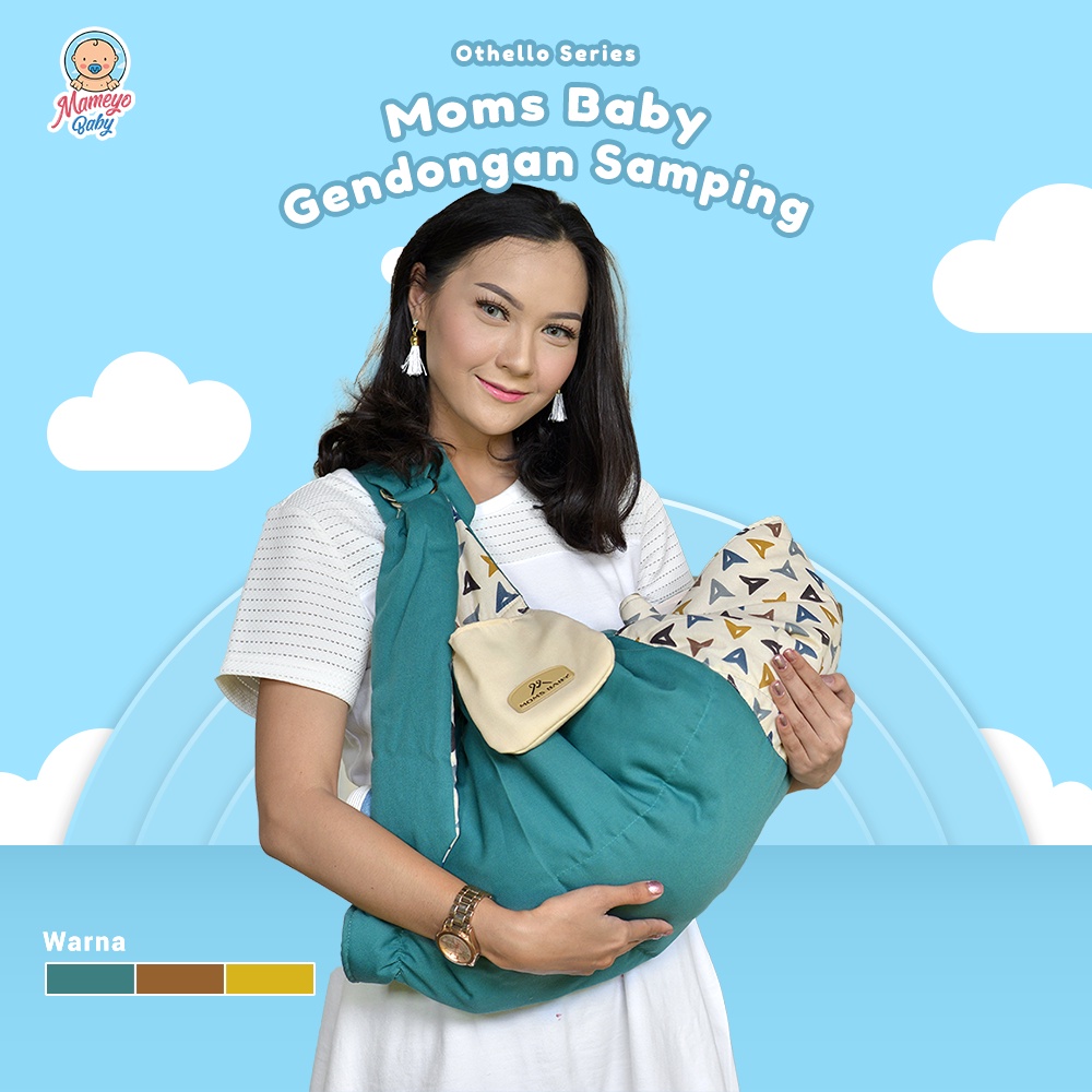 Gendongan Bayi Samping Moms Baby free celemek menyusui MBG1012