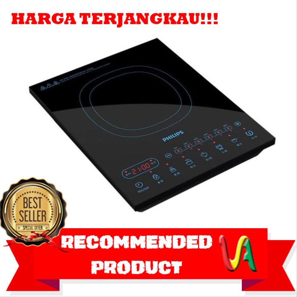 Philips Kompor Induksi HD4932 - Free Panci Stainless - Kompor Listrik Bonus Panci - Kompor Induksi