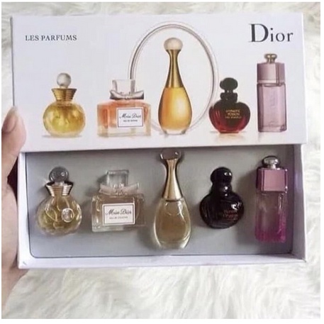 (BISA COD) PARFUM WANITA MINIATUR DIIOR - DIOR MINIATUR DIIOR SET 5 IN 1 PAKET DIIOR MINIATUR 5 IN 1