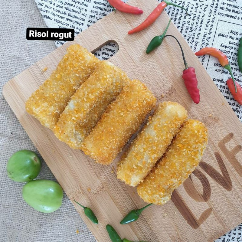 

RISOL ROGUT AYAM SAYUR BESAR ISI 5 FROZEN TINGGAL GORENG