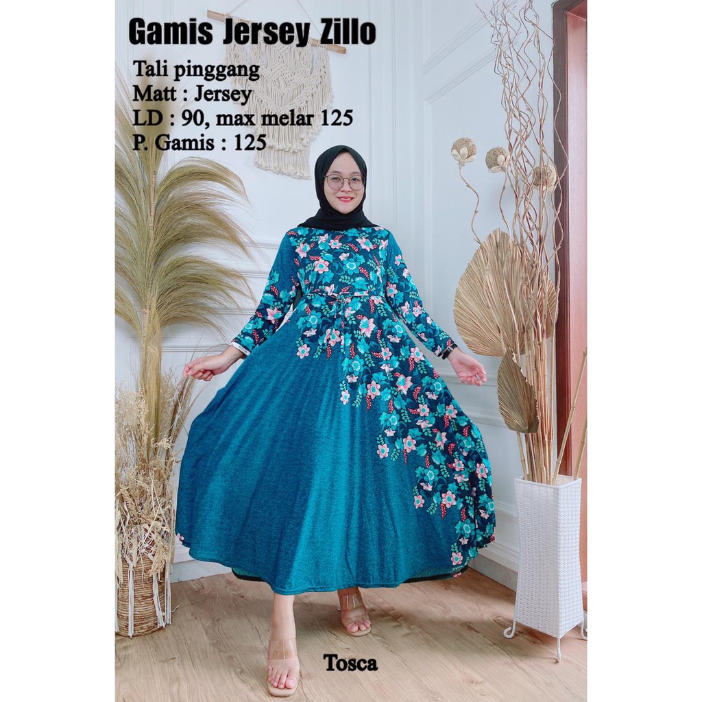 Gamis Jersey Klok 3M