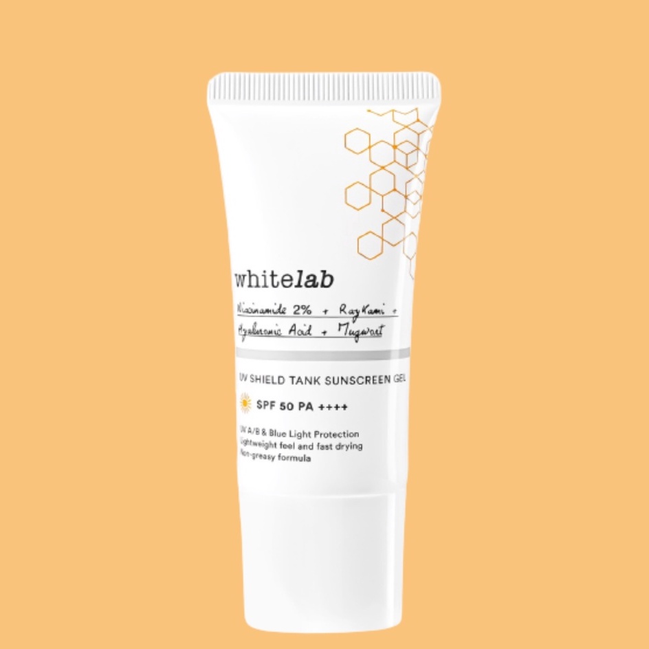 [ORI] Whitelab UV Shield Tank Sunscreen Gel SPF 50++ PA++++ Melindungi Kulit Dari Pengaruh Buruk Sinar UV A &amp; UV B