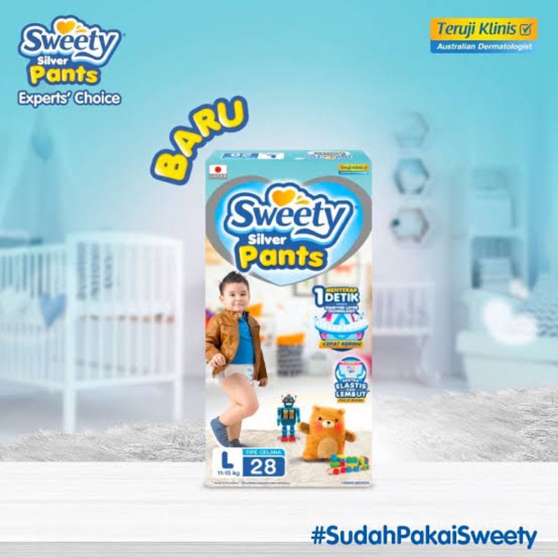 Sweety Silver Pants - Pampers Sweety Silver