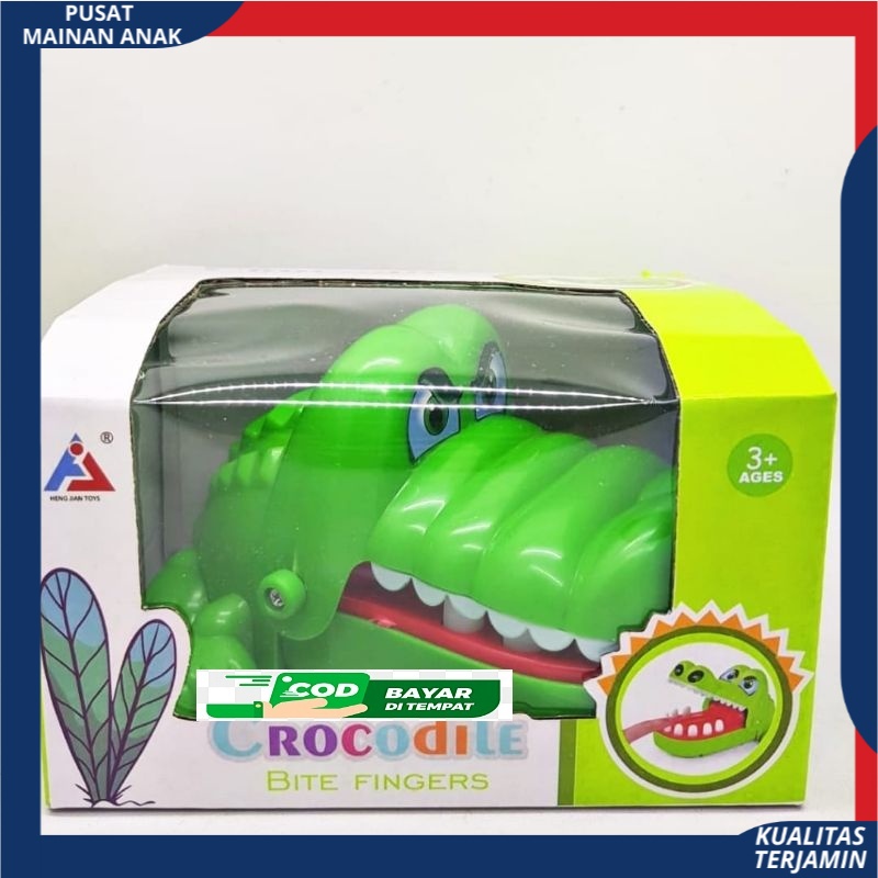 ( BISA COD ) Mainan Anak Crocodile Dentist / Mainan Buaya Gigit Jari Tricky Toy Crocodile Biting Toy Crocodile