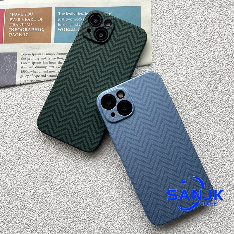 NEW ! ! Carbon Fiber case（ For iPhone 11~13 Promax ） Trendy Brand iPhone 12 Pro Max camera protection iPhone 11 Pro Max Thin Hard Case 13 Pro max Premium Wave Pattern All-Inclusive