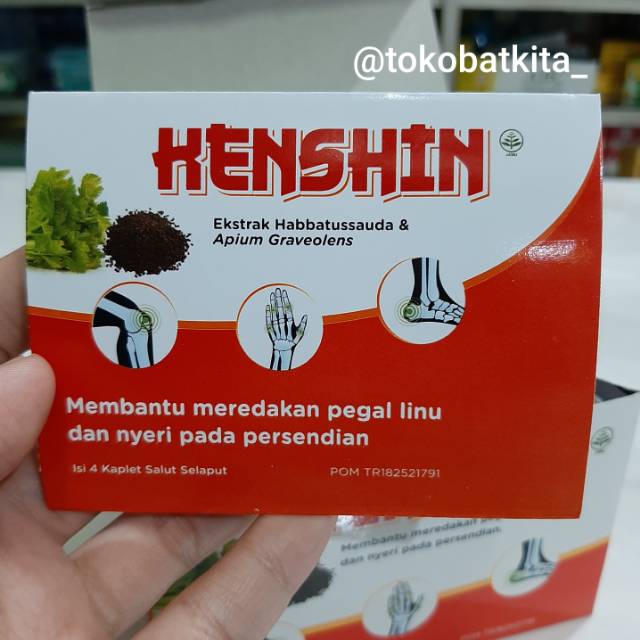 [TERBARU] KENSHIN / KENSIN / HENSIN / OBAT PEGAL LINU DAN NYERI PERSENDIAN / KESEMUTAN DAN  OTOT