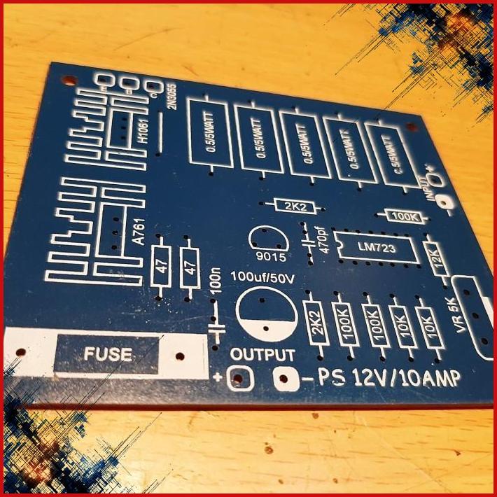 

PCB Variable Adjustable Voltage Regulator LM723 LM 723 10A