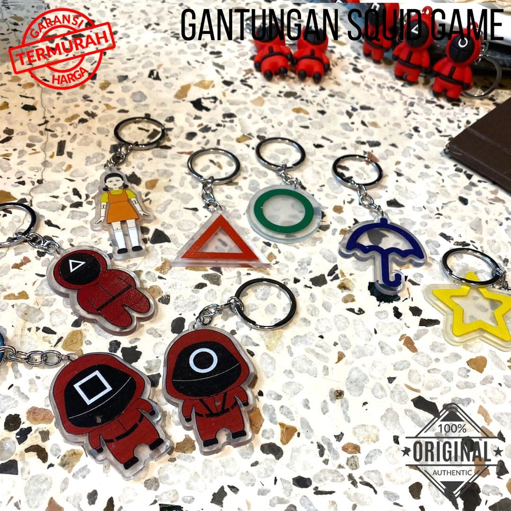 MATAHARI - GANTUNGAN KUNCI SQUID GAME KEY CHAIN SQUID GAME