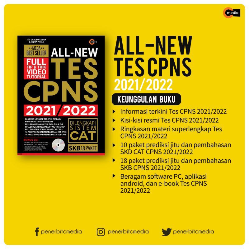 Ready Stok All New Tes Cpns 2021 2022 Free Bubble Wrap 100 Ori Buku Cpns 2021 Shopee Indonesia