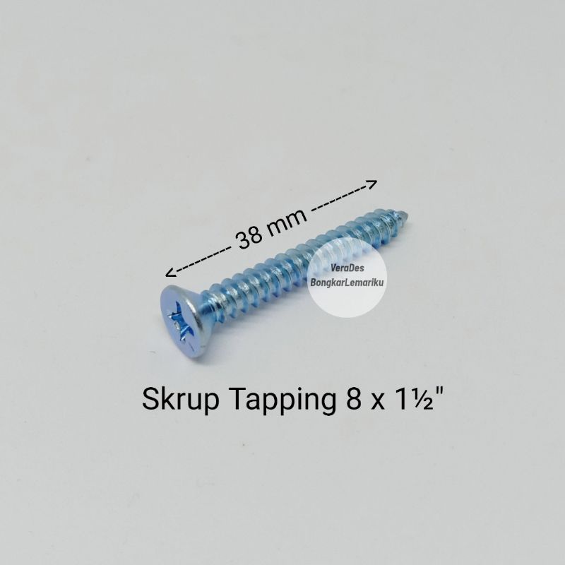 Skrup Tapping 8 x 1 1/2&quot;