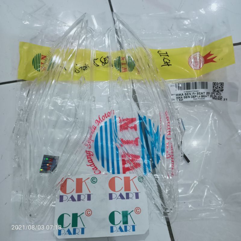 MIKA KACA LAMPU SEIN SEN DEPAN BEAT LED 2020 - BEAT STREET LED 2020 Harga 1 set kiri kanan