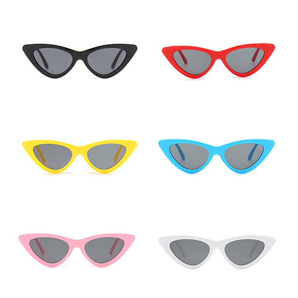 NEEDWAY Kacamata Wanita Sexy Segitiga Vintage Colorful Eyewear