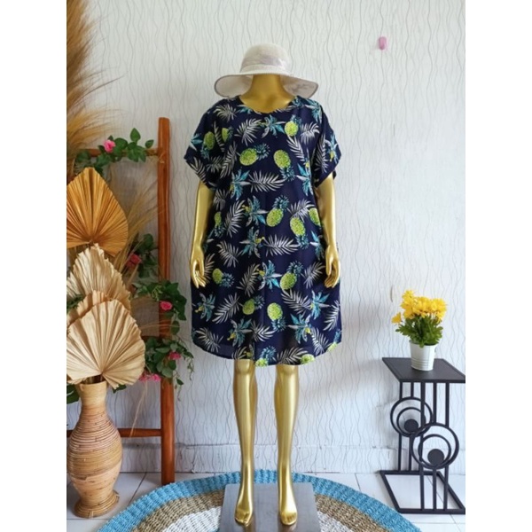 daster xxl motif bulu nanas