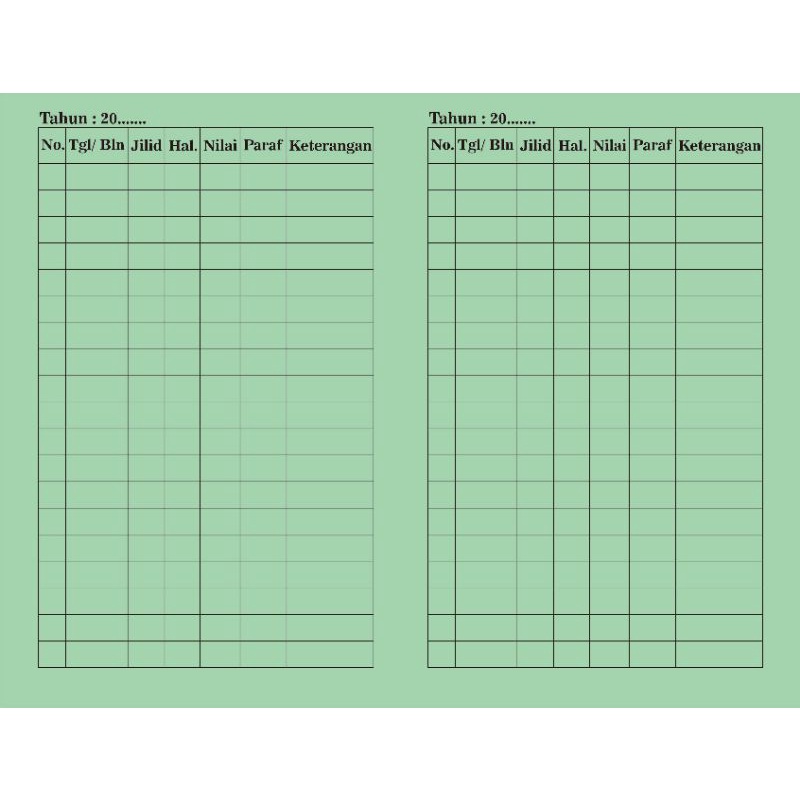 

H7Y KARTU PRESTASI IQRO 1pack (50 Lembar)