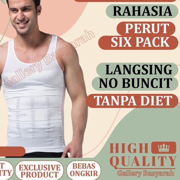 ◄ Korset Baju Slim Pengecil Pengencang Pembakar Lemak Perut Tubuh Pria ➮