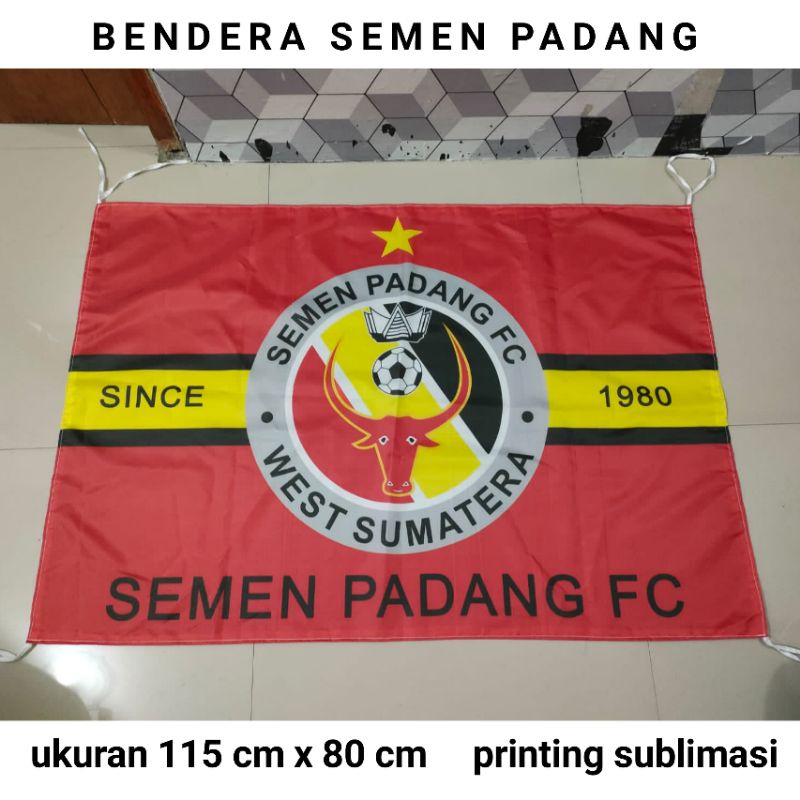 BENDERA SEMEN PADANG FC FLAG BESAR TERMURAH