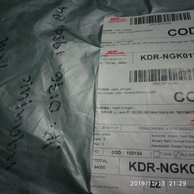 Atasna Batik Wanita Ppbtk07 Modern Batik Cassual Atasanbatik Wanitabatik /atasanwanita