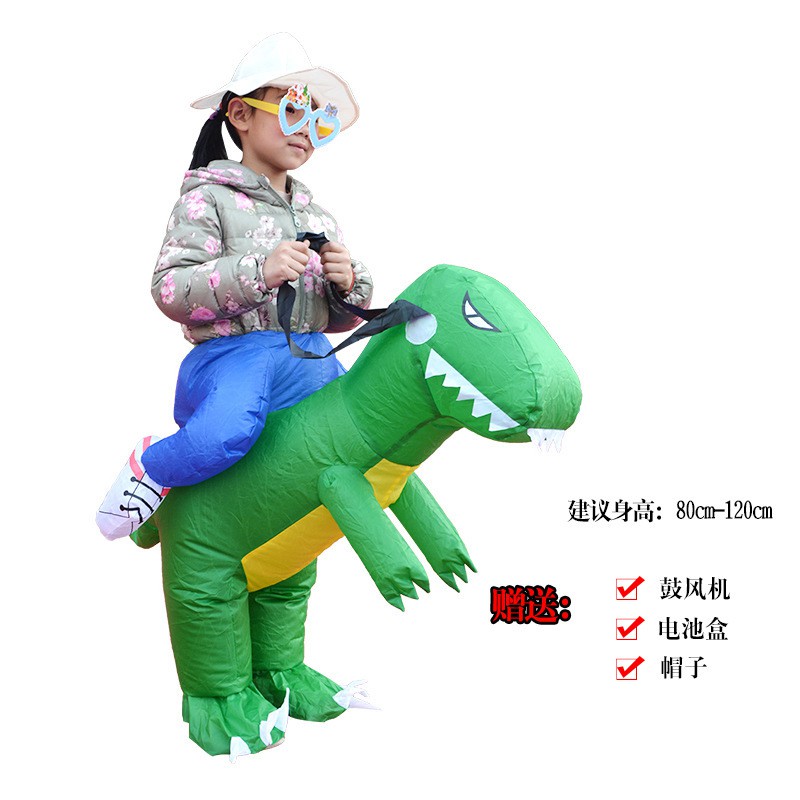 CC-163 kostum balon tiup prank costume halloween anak dinosaurus