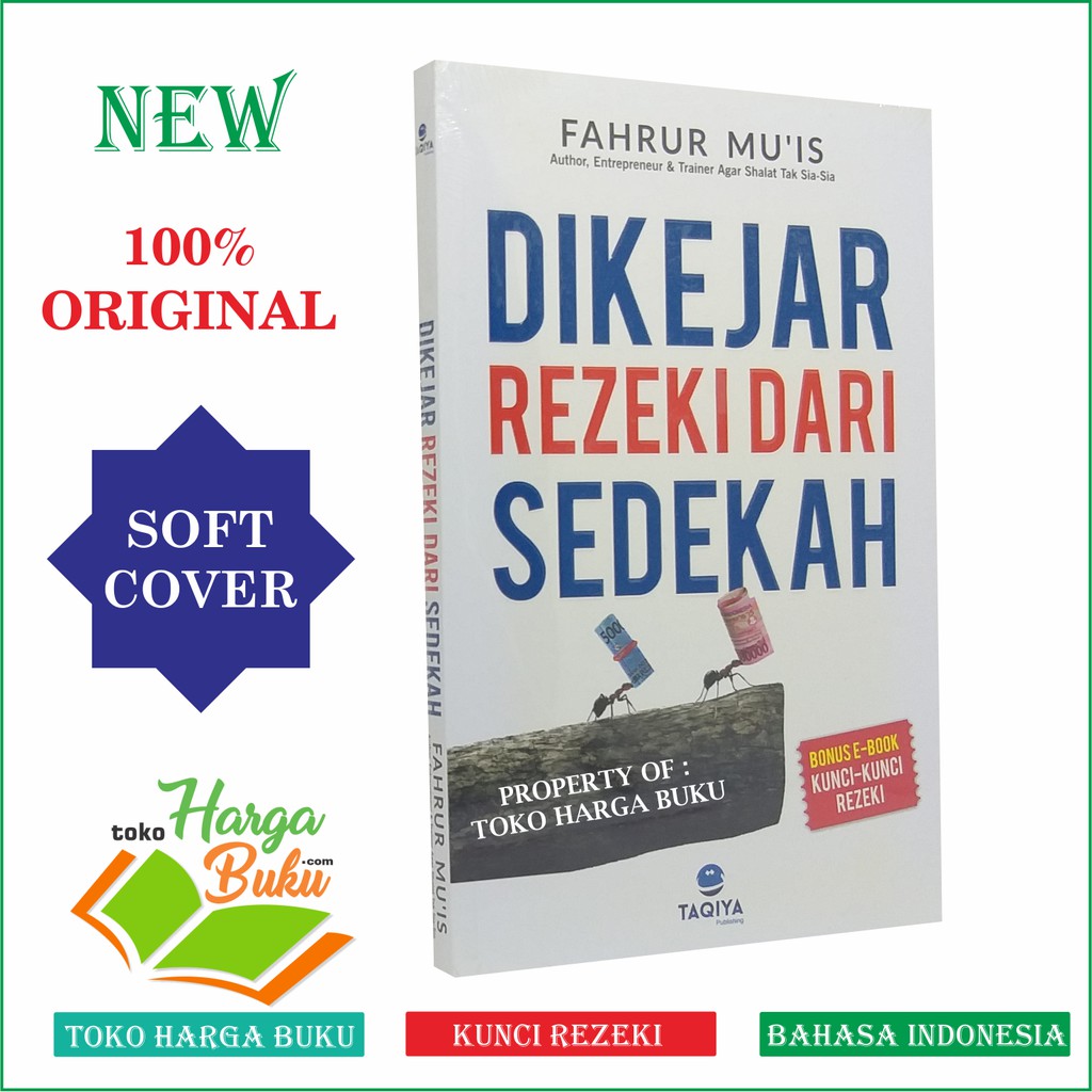 Dikejar Rezeki dari Sedekah Karya Fahrur Muis Bonus E-Book Kunci-Kunci Rejeki - PQS