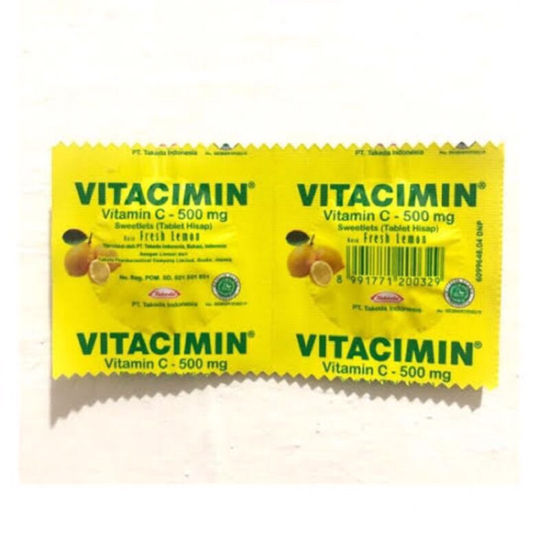 Jual 1 Strip VITACIMIN (isi 2 tablet) Indonesia|Shopee Indonesia