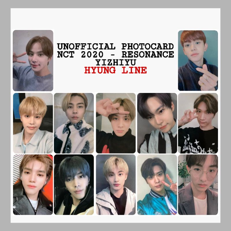 UNOFFICIAL PHOTOCARD NCT 2020 - YIZHIYU MURAH KPOP