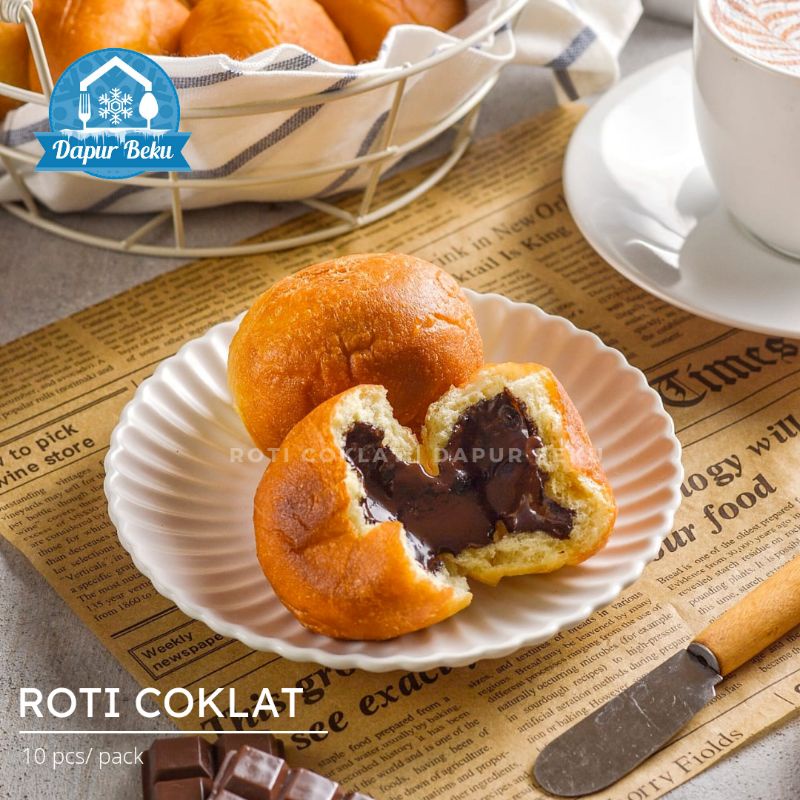 

Roti goreng coklat lumer / keju / cokelat keju / donat coklat melted frozen food halal