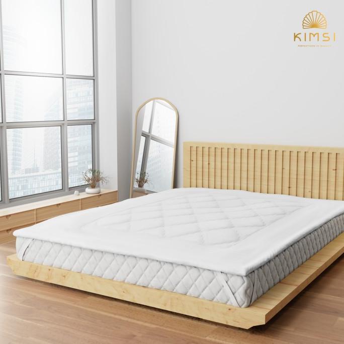 Matras Mattress Protector Pelindung Kasur Kimsi Tebal Empuk Uk 180x200