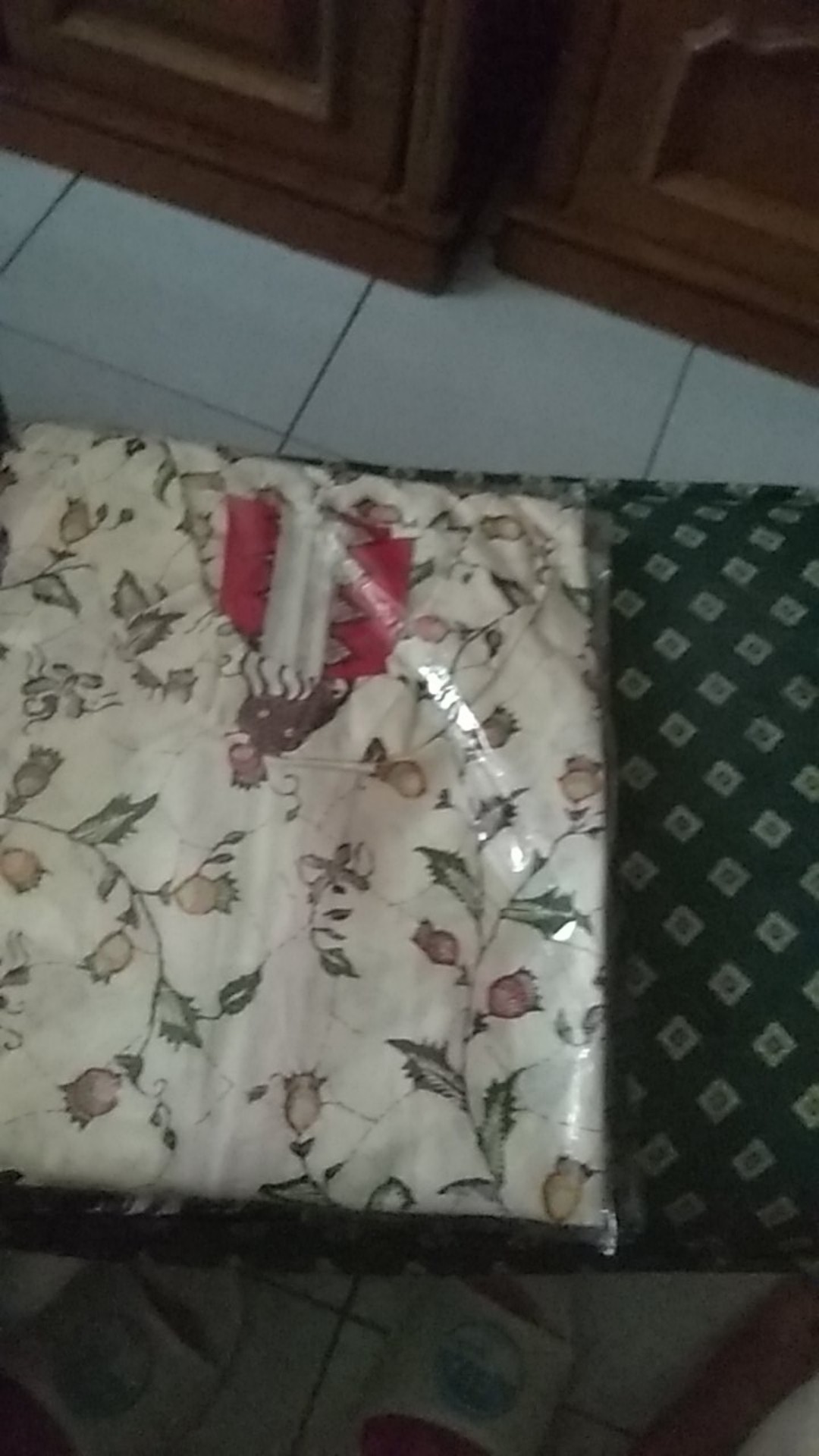 Atasan Batik Lengan Panjang Atasan Kerja Wanita