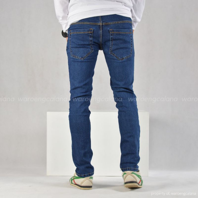 Celana Panjang jeans pria selimfit warna biowos / celan jeans pants biowos  / Jeans Denim