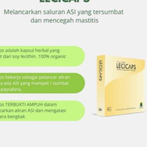 6 6 Harga Grosir Lecicaps Obat Mastitis Asi Tersumbat Pelancar Payudara Bengkak Lecithin Mampet Asi Shopee Indonesia