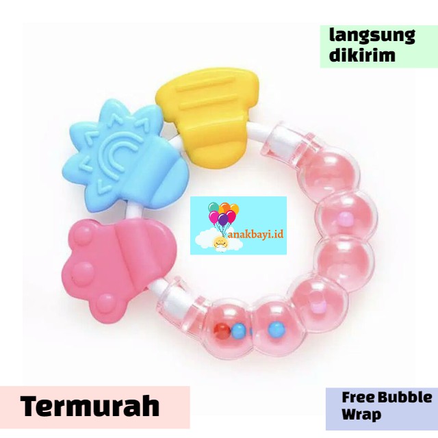 Teether Bayi Gigitan Bayi Teether Rattle Baby Teether Baby Teether Murah Teether Lucu Teether Bunyi