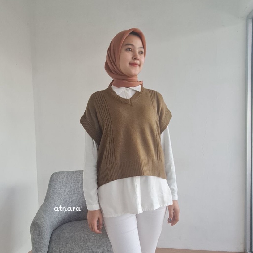 Nara Grosir - Maura Vest | Fashion Terkini | Sweater Termurah